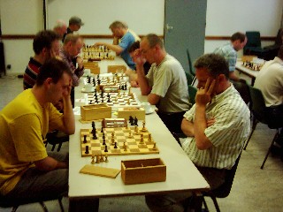 Ren&eacute; de Korte in actie tegen Peter Jonker